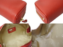 Load image into Gallery viewer, CHANEL シャネル ポーチ マルチケース ココマーク 8番台 イタリア製 レザー レッド ゴールド金具 美品 中古 65057