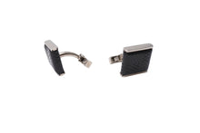 Load image into Gallery viewer, LOUIS VUITTON ルイヴィトン ブトンドゥマンシェット ソーホー カフス M62595 ダミエグラフィット レザー メタル 良品 中古 65058