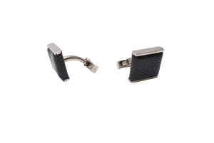 LOUIS VUITTON ルイヴィトン ブトンドゥマンシェット ソーホー カフス M62595 ダミエグラフィット レザー メタル 良品 中古 65058