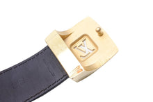 Load image into Gallery viewer, LouisVuitton ルイヴィトン サンチュールLVカット ベルト M6890 モノグラム ブラック マルチカラー サイズ75/30 美品 中古 65066