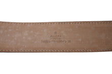 Load image into Gallery viewer, GUCCI グッチ ハートGGバックル ベルト 245856 214351 レザー カーキ ゴールド金具 サイズ95/38 良品 中古 65068