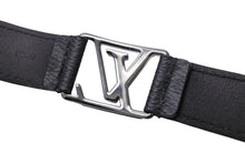 画像をギャラリービューアに読み込む, LOUIS VUITTON ルイヴィトン ブレスレット ブラスレ ホッケンハイム M6295 ブラック ガンメタリックシルバー金具 良品 中古 65070