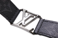 画像をギャラリービューアに読み込む, LOUIS VUITTON ルイヴィトン ブレスレット ブラスレ ホッケンハイム M6295 ブラック ガンメタリックシルバー金具 良品 中古 65070