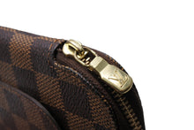 画像をギャラリービューアに読み込む, LOUIS VUITTON ルイヴィトン オーガナイザー オラフ 二つ折り財布 N61723 ダミエ エベヌ ラウンドジップ PVC レザー 美品 中古 65071