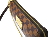画像をギャラリービューアに読み込む, LOUIS VUITTON ルイヴィトン エヴァ ショルダーバッグ N55213 ダミエ エベヌ ブラウン ゴールド金具 美品 中古 65072