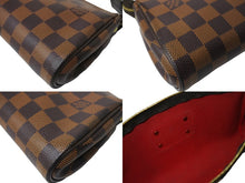 画像をギャラリービューアに読み込む, LOUIS VUITTON ルイヴィトン エヴァ ショルダーバッグ N55213 ダミエ エベヌ ブラウン ゴールド金具 美品 中古 65072