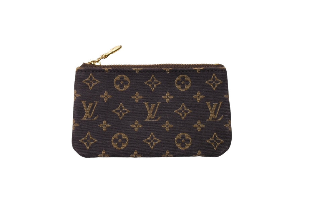 LouisVuitton ルイヴィトン ポシェット クレ モノグラム ミニコインケース M95230 ブラウン 美品 中古 65074