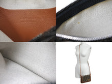 Load image into Gallery viewer, GOYARD ゴヤール プリュメ ポーチウォレット ショルダーバッグ PLUMETPMLTY01CL03P ブラック ブラウン シルバー金具 良品 中古 65075