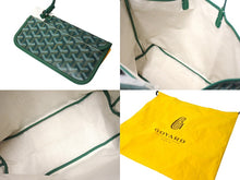Load image into Gallery viewer, 新品未使用 GOYARD ゴヤール サンルイPM トートバッグ STLOUIPMLTY09CL09P PVCコーティングキャンバス グリーン 中古 65082