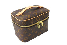 画像をギャラリービューアに読み込む, 極美品 LouisVuitton ルイヴィトン ニース ミニ バニティバッグ ハンドバッグ M44495 ICタグ モノグラムキャンバス 中古 65091