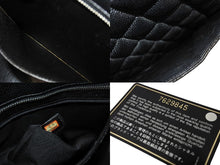 画像をギャラリービューアに読み込む, 極美品 CHANEL シャネル 1804 復刻トートバッグ ハンドバッグ 7番台 グレインドカーフスキン ブラック シルバー金具 中古 65101