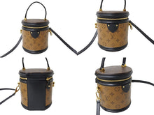 Load image into Gallery viewer, 極美品 LOUIS VUITTON ルイ ヴィトン カンヌ ショルダーバッグ M43986 モノグラムリバース ブラウン ブラック 中古 65107