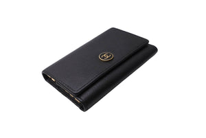 CHANEL シャネル キーケース ココマーク 8番台 2003年 カーフレザー ブラック ゴールド金具 美品 中古 65115