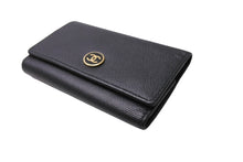 Load image into Gallery viewer, CHANEL シャネル キーケース ココマーク 8番台 2003年 カーフレザー ブラック ゴールド金具 美品 中古 65115
