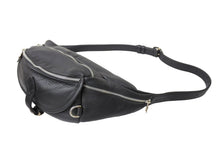 Load image into Gallery viewer, 極美品 CHROMEHEARTS クロムハーツ SNAT PACK XL スナットパック ウエストポーチ ボディーバッグ レザー シルバー925 中古 65128