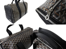 画像をギャラリービューアに読み込む, 極美品 GOYARD ゴヤール ヴォルティジュールMM ペット用キャリーバッグ ハンドバッグ ブラック シルバー金具 中古 65130