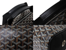 画像をギャラリービューアに読み込む, 極美品 GOYARD ゴヤール ヴォルティジュールMM ペット用キャリーバッグ ハンドバッグ ブラック シルバー金具 中古 65130