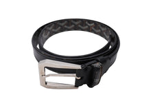 Load image into Gallery viewer, GOYARD ゴヤール フレガット ベルト SUT 020181 フランス製 PVCコーティングキャンバス レザー ブラック 美品 中古 65131