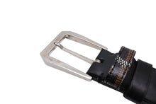 Load image into Gallery viewer, GOYARD ゴヤール フレガット ベルト SUT 020181 フランス製 PVCコーティングキャンバス レザー ブラック 美品 中古 65131