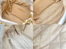 Load image into Gallery viewer, CHANEL シャネル シャネル22 チェーン 2WAY ショルダーバッグ AS3980 ホワイト カーフスキン ロゴ ココマーク ゴールド金具 ランダム 美品 中古 65147