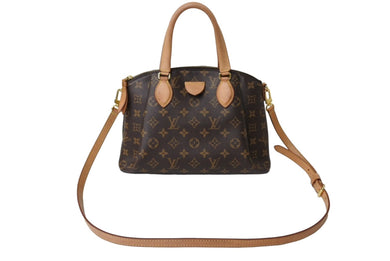 LOUIS VUITTON ルイ ヴィトン リボリーPM 2WAY ハンドバッグ M44543 モノグラムキャンバス ブラウン 美品 中古 65150