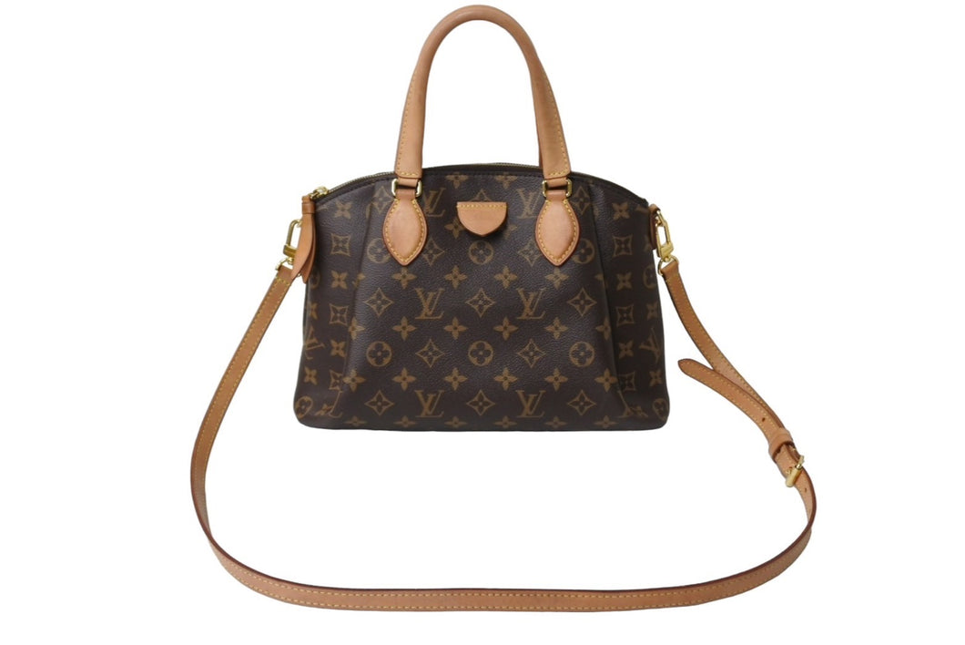 LOUIS VUITTON ルイ ヴィトン リボリーPM 2WAY ハンドバッグ M44543 モノグラムキャンバス ブラウン 美品 中古 65150