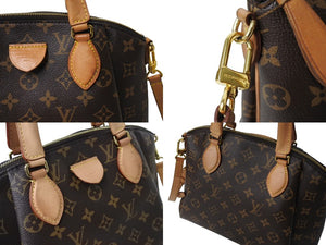 LOUIS VUITTON ルイ ヴィトン リボリーPM 2WAY ハンドバッグ M44543 モノグラムキャンバス ブラウン 美品 中古 65150