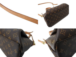 LOUIS VUITTON ルイ ヴィトン リボリーPM 2WAY ハンドバッグ M44543 モノグラムキャンバス ブラウン 美品 中古 65150