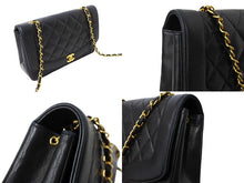 Load image into Gallery viewer, CHANEL シャネル ダイアナ25 マトラッセチェーンショルダーバッグ ココマーク 2番台 ラムスキン ブラウン ゴールド 良品 中古 65151