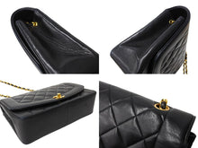 Load image into Gallery viewer, CHANEL シャネル ダイアナ25 マトラッセチェーンショルダーバッグ ココマーク 2番台 ラムスキン ブラウン ゴールド 良品 中古 65151