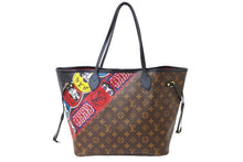 Load image into Gallery viewer, LOUIS VUITTON ルイヴィトン ネヴァーフルMM トートバッグ M43499 山本寛斎 コラボ 歌舞伎 達磨 和柄 PVC レザー 美品 中古 65157