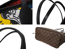 Load image into Gallery viewer, LOUIS VUITTON ルイヴィトン ネヴァーフルMM トートバッグ M43499 山本寛斎 コラボ 歌舞伎 達磨 和柄 PVC レザー 美品 中古 65157