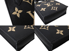 画像をギャラリービューアに読み込む, LOUIS VUITTON ルイヴィトン モノグラム アンプラント プティット サックプラ 2WAY ハンドバッグ M57937 IC ブラック カーフスキン ショルダー 美品 中古 65158