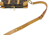 画像をギャラリービューアに読み込む, LOUIS VUITTON ルイヴィトン ソフトトランク ショルダーバッグ M81580 ディスイズノットモノグラム 22SS ブラウン 美品 中古 65159