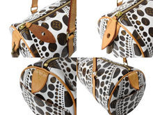 Load image into Gallery viewer, LOUIS VUITTON ルイヴィトン パピヨンGM ハンドバッグ 草間彌生 パンプキンドット M40687 ゴールド金具 美品 中古 65160