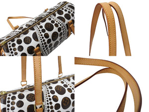 LOUIS VUITTON ルイヴィトン パピヨンGM ハンドバッグ 草間彌生 パンプキンドット M40687 ゴールド金具 美品 中古 65160