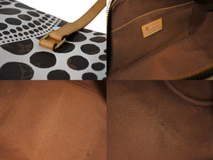 LOUIS VUITTON ルイヴィトン パピヨンGM ハンドバッグ 草間彌生 パンプキンドット M40687 ゴールド金具 美品 中古 65160