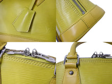 画像をギャラリービューアに読み込む, LouisVuitton ルイヴィトン エピ アルマBB 2WAYショルダーバッグ M40981 イエロー シルバー金具 美品 中古 65169