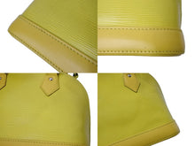 画像をギャラリービューアに読み込む, LouisVuitton ルイヴィトン エピ アルマBB 2WAYショルダーバッグ M40981 イエロー シルバー金具 美品 中古 65169