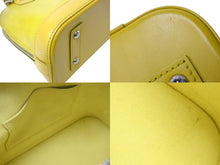 画像をギャラリービューアに読み込む, LouisVuitton ルイヴィトン エピ アルマBB 2WAYショルダーバッグ M40981 イエロー シルバー金具 美品 中古 65169