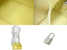 画像をギャラリービューアに読み込む, LouisVuitton ルイヴィトン エピ アルマBB 2WAYショルダーバッグ M40981 イエロー シルバー金具 美品 中古 65169
