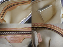 画像をギャラリービューアに読み込む, LOUIS VUITTON ルイヴィトン ルーピングMM ハンドバッグ M51146 ブラウン PVC ヌメ革 ゴールド金具 美品 中古 65170