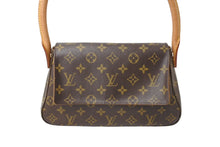 画像をギャラリービューアに読み込む, LOUIS VUITTON ルイヴィトン モノグラム ミニルーピング ワンショルダーバッグ M51147 PVC レザー ブラウン 美品 中古 65171