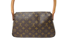 画像をギャラリービューアに読み込む, LOUIS VUITTON ルイヴィトン モノグラム ミニルーピング ワンショルダーバッグ M51147 PVC レザー ブラウン 美品 中古 65171