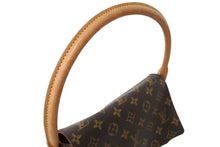 画像をギャラリービューアに読み込む, LOUIS VUITTON ルイヴィトン モノグラム ミニルーピング ワンショルダーバッグ M51147 PVC レザー ブラウン 美品 中古 65171