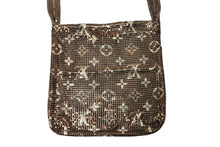 画像をギャラリービューアに読み込む, 極美品 LOUIS VUITTON ルイヴィトン 03SS モノグラム メッシュ フランシス ショルダーバッグ ゴールド M92288 ロゴ 中古 65176