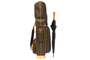 極美品 LOUIS VUITTON ルイ ヴィトン サック ゴルフキャディバッグ M58221 クラブケース モノグラムキャンバス ブラウン 中古 65182