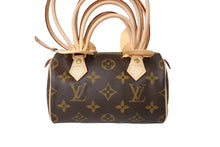 Load image into Gallery viewer, 新品同様 LOUIS VUITTON ルイヴィトン COMME des GARCONS 2008年 ミニスピーディ ルイヴィトン at コム デ ギャルソン カスタマイズ ブラウン M40267 中古 65187