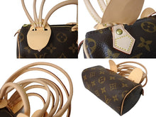 Load image into Gallery viewer, 新品同様 LOUIS VUITTON ルイヴィトン COMME des GARCONS 2008年 ミニスピーディ ルイヴィトン at コム デ ギャルソン カスタマイズ ブラウン M40267 中古 65187