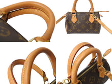 Load image into Gallery viewer, LOUIS VUITTON ルイ ヴィトン ミニスピーディ ハンドバッグ モノグラム M41534 PVC ブラウン ゴールド金具 美品 中古 65189